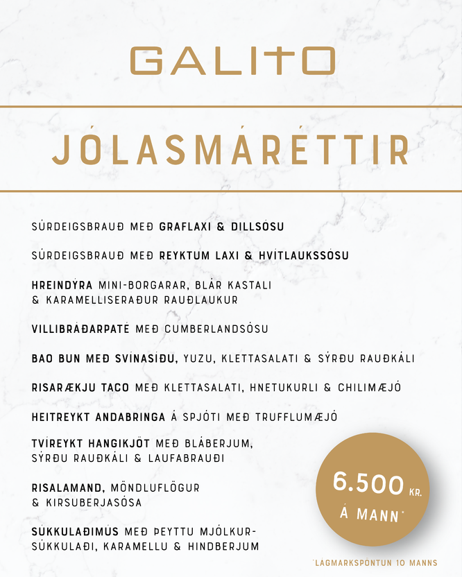 Jólasmáréttir - 2024